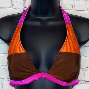 W Swim Tricilor Bikini Top